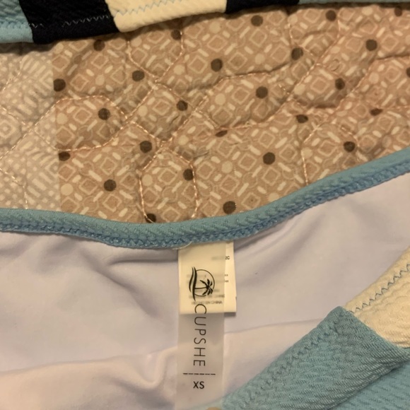 Blue and White Cupshe Bikini - Picture 2 of 2